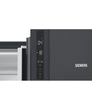 SIEMENS KF96NAXEA iQ500 French Door (E, 1830 mm hoch, blackSteel)