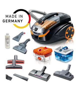 THOMAS DryBox Amfibia pet Nass- / Trockensauger, schwarz/orange