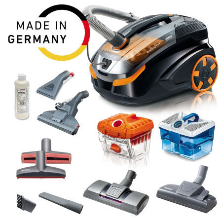 THOMAS DryBox Amfibia pet Nass- / Trockensauger, schwarz/orange