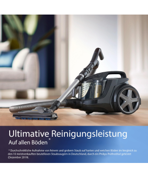 PHILIPS XB9154/09 Series 9000 beutellos, Staubsauger, maximale Leistung: 900 Watt