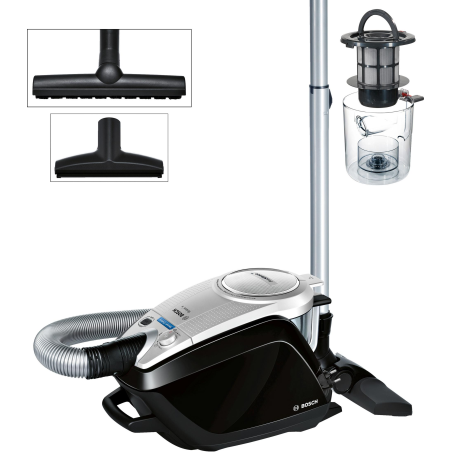BOSCH BGS 5 A 300 RELAXX X PROSILENCE PLUS. Staubsauger, maximale Leistung: 700 Watt, Dark navy/Silbermetallic)