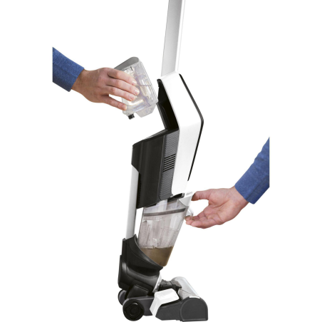 BISSELL 3401N CROSSWAVE X7 PLUS CORDLESS SELECT Nass-/Trockensauger, Schwarz/Weiß/Transparent