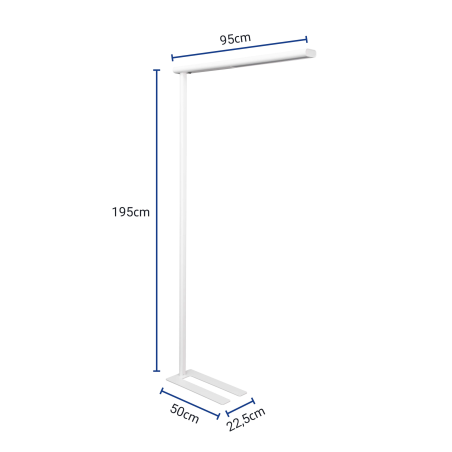 MAUL MAULjet white LED LED-Stehleuchte