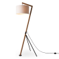 PACO HOME GALLOW Stoff-Design Stehleuchte, Schutzart: IP20 PACO HOME GALLOW Stoff-Design Stehleuchte, Schutzart: IP20