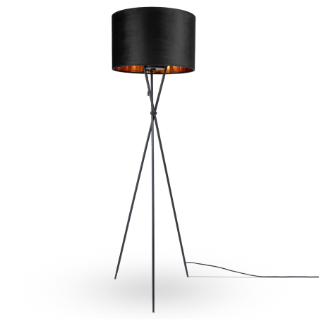 PACO HOME KATE Uni-Design Stehleuchte, Farbe (laut Hersteller): Schwarz