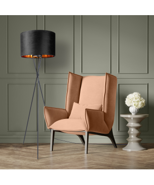 PACO HOME KATE Uni-Design Stehleuchte, Farbe (laut Hersteller): Schwarz