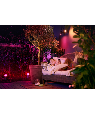 PHILIPS HUE LILY mehrfarbig, 3er Basis-Set Aussenleuchte mehrfarbig