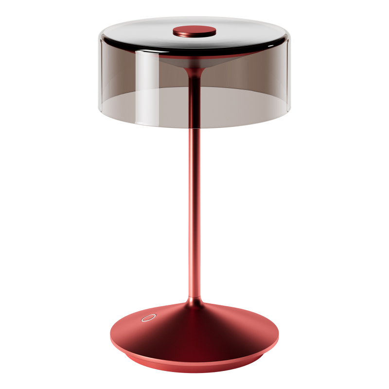SIGOR Akku-Glasleuchte NUMOTION Tischlampe warmweiss kirschrot SIGOR Akku-Glasleuchte NUMOTION Tischlampe warmweiss kirschrot