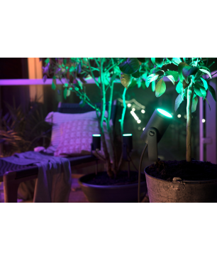 PHILIPS HUE LILY mehrfarbig, 3er Basis-Set Aussenleuchte mehrfarbig