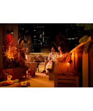 PHILIPS HUE LILY mehrfarbig, 3er Basis-Set Aussenleuchte mehrfarbig