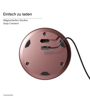 SIGOR Akku-Glasleuchte NUMOTION Tischlampe warmweiss rosegold