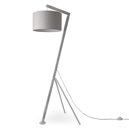 PACO HOME GALLOW Stoff-Design Stehleuchte, Betriebsart: Netzbetrieb