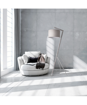 PACO HOME GALLOW Stoff-Design Stehleuchte, Betriebsart: Netzbetrieb