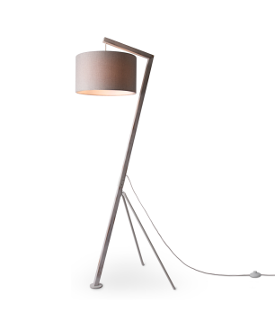 PACO HOME GALLOW Stoff-Design Stehleuchte, Betriebsart: Netzbetrieb