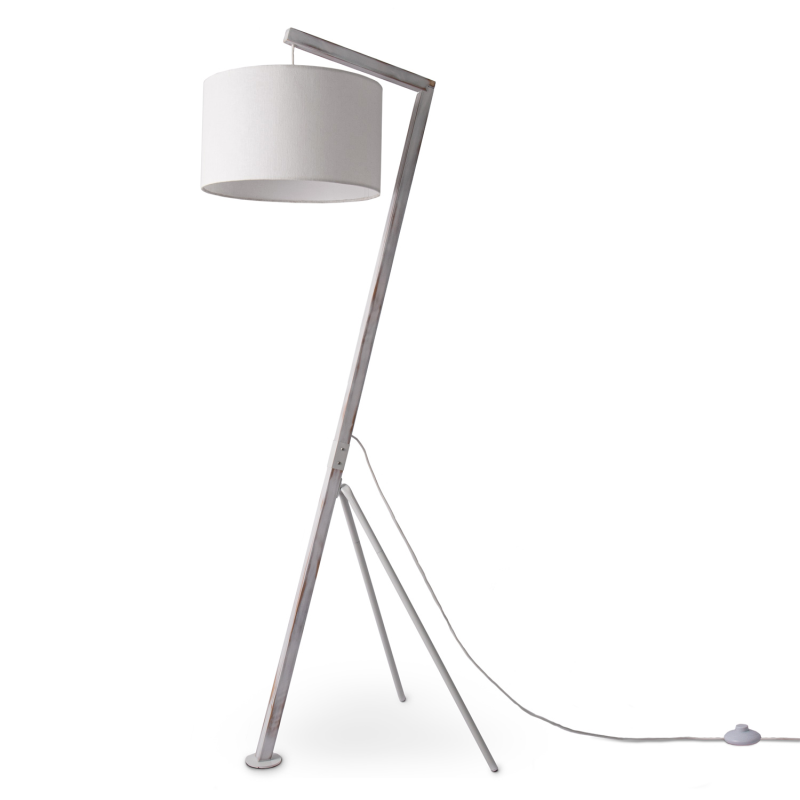 PACO HOME GALLOW Stoff-Design Stehleuchte, Material: Kiefernholz PACO HOME GALLOW Stoff-Design Stehleuchte, Material: Kiefernholz