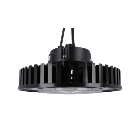 LED LINE 200W Ø28cm 26000lm 90° IP65 LED Strahler, Schwarz