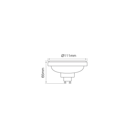 LED LINE 10er Pack | GU10 COB ES111 | 12W | 45° | 12W | 720 Lumen | LED Leuchtmittel Warmweiß