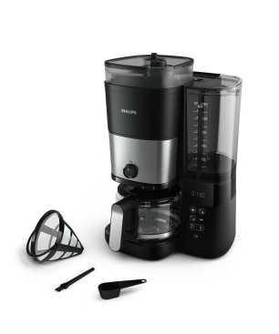 PHILIPS HD7900/50 ALL-IN-1 BREW Kaffeemaschine Schwarz/Silber
