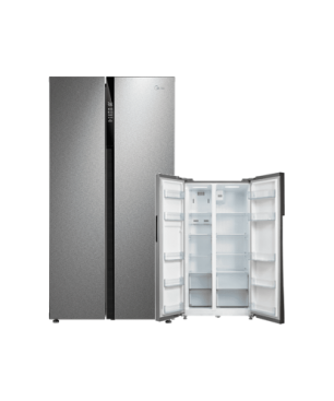 MIDEA MDRS710FGF02 Side by Side (401 kWh/Jahr, F, 178,8 cm hoch, Front Inox)
