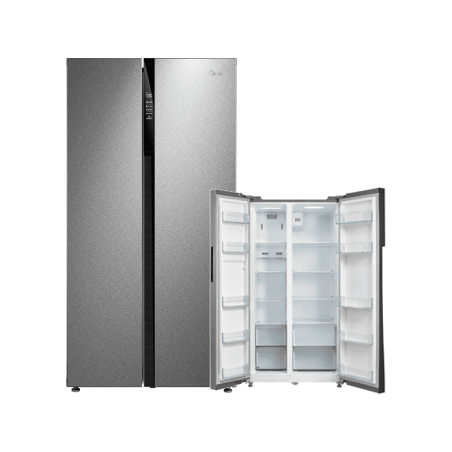 MIDEA MDRS710FGF02 Side by Side (401 kWh/Jahr, F, 178,8 cm hoch, Front Inox)