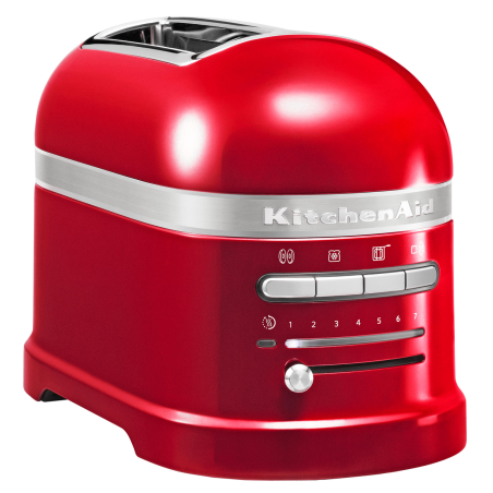 KITCHENAID ARTISAN mit 1 Sandwichzange 5KMT2204ECA Toaster Liebesapfelrot (1250 Watt, Schlitze: 2)