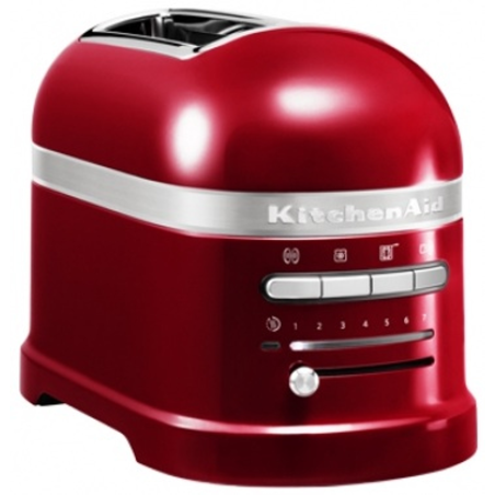 KITCHENAID ARTISAN mit 1 Sandwichzange 5KMT2204ECA Toaster Liebesapfelrot (1250 Watt, Schlitze: 2)