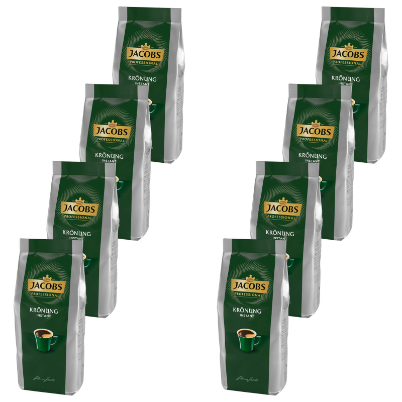 JACOBS Professional Krönung 8x500 g Instantkaffee (In heißem Wasser auflösen, Heißgetränkeautomaten)