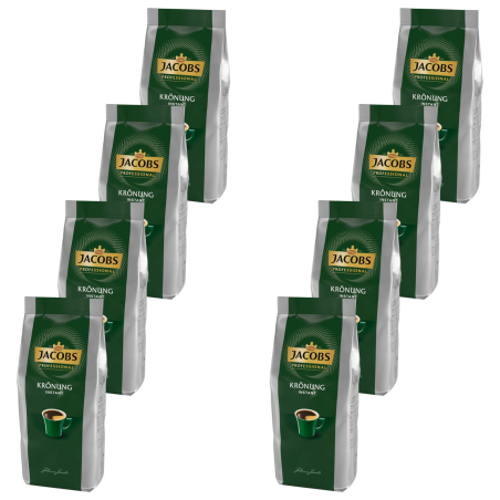 JACOBS Professional Krönung 8x500 g Instantkaffee (In heißem Wasser auflösen, Heißgetränkeautomaten)