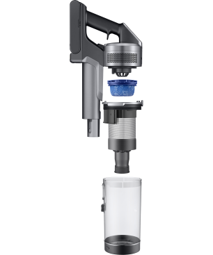 SAMSUNG VS20T7536P5/EG Jet 75 complete+ mit Cleanstation Stielsauger, Akkubetrieb, 550 Watt
