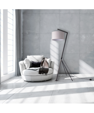 PACO HOME GALLOW Stoff-Design Stehleuchte? Farbe (laut Hersteller): Schwarz