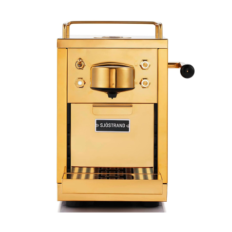 SJÖSTRAND Espresso-Kapselmaschine, Messing Kaffeemaschine Brass