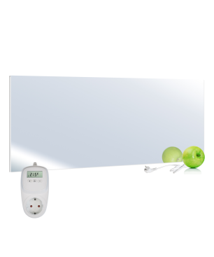 VIESTA H700-SP Spiegel Infrarotheizung + Thermostat TH10 Infrarotheizung (700,00 Watt)
