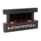 KLARSTEIN Studio Light & Fire Elektrischer Kamin (2000 Watt) Dunkelgrau KLARSTEIN Studio Light & Fire Elektrischer Kamin (2000 Watt) Dunkelgrau