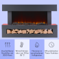 KLARSTEIN Studio Light & Fire Elektrischer Kamin (2000 Watt) Dunkelgrau KLARSTEIN Studio Light & Fire Elektrischer Kamin (2000 Watt) Dunkelgrau