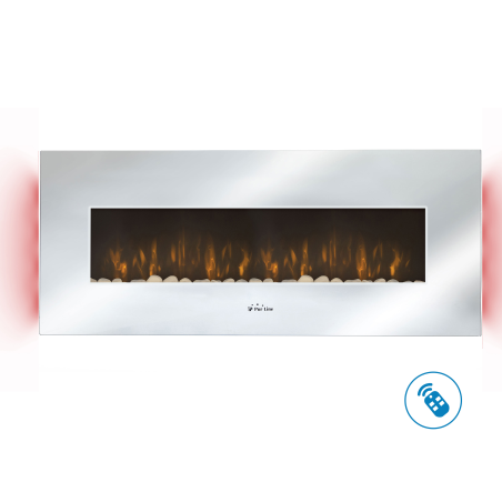 PURLINE CHE-510 Elektrischer Kamin (2000 Watt, Raumgröße: 18 m²)