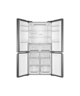 HAIER HTF-540 DGG 7 French Door (F, 1905 mm hoch, Glasdesignfront silber)