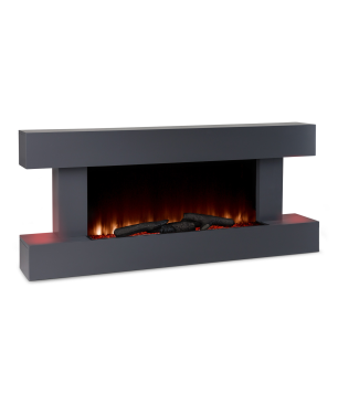 KLARSTEIN Studio Light & Fire Elektrischer Kamin (2000 Watt), Kabellänge: ca. 105 cm