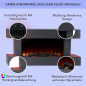 KLARSTEIN Studio Light & Fire Elektrischer Kamin (2000 Watt), Kabellänge: ca. 105 cm KLARSTEIN Studio Light & Fire Elektrischer Kamin (2000 Watt), Kabellänge: ca. 105 cm