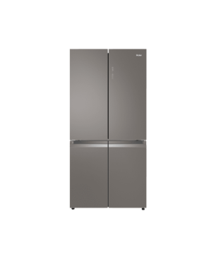 HAIER HTF-540 DGG 7 French Door (F, 1905 mm hoch, Glasdesignfront silber)