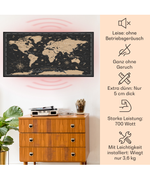 KLARSTEIN Wonderwall Air Art Smart 700W Infrarotheizung (700 Watt)