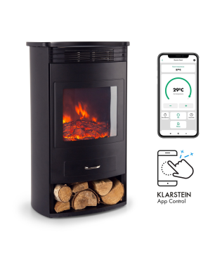 KLARSTEIN Bormio Smart Elektrischer Kamin (1900 Watt)