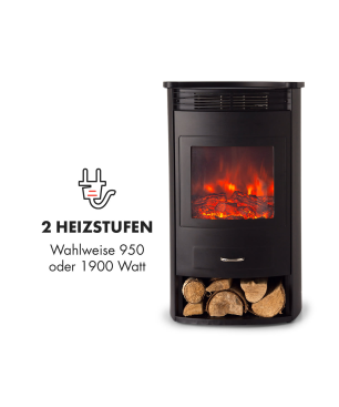 KLARSTEIN Bormio Smart Elektrischer Kamin (1900 Watt)