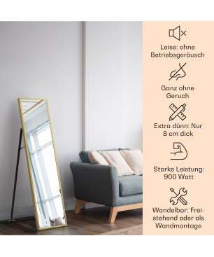 KLARSTEIN La Palma Smart 900 W gold Infrarotheizung (900 Watt)