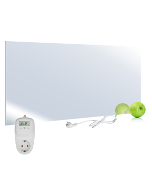 VIESTA H580-SP Spiegel Infrarotheizung + Thermostat TH10 Infrarotheizung (580,00 Watt)