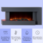 KLARSTEIN Studio Light & Fire Elektrischer Kamin (2000 Watt) Schwarz KLARSTEIN Studio Light & Fire Elektrischer Kamin (2000 Watt) Schwarz