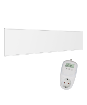 VIESTA CF360 120x30cm Infrarotheizung + TH10 Thermostat Infrarotheizung (360,00 Watt)