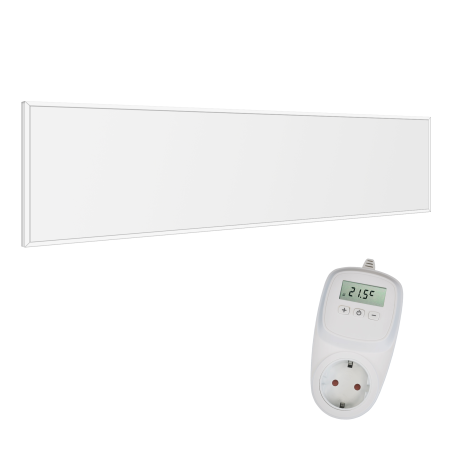 VIESTA CF360 120x30cm Infrarotheizung + TH10 Thermostat Infrarotheizung (360,00 Watt)