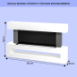KLARSTEIN Studio Light & Fire Elektrischer Kamin (2000 Watt) Weiß KLARSTEIN Studio Light & Fire Elektrischer Kamin (2000 Watt) Weiß