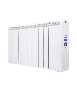 PURLINE Digitaler Heizkörper in Weiß mit Fernbedienung. Flüssigkeitslose thermische Strahler (2400 Watt, Raumgröße: 25 m²)