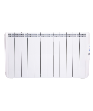 PURLINE Digitaler Heizkörper in Weiß mit Fernbedienung. Flüssigkeitslose thermische Strahler (2400 Watt, Raumgröße: 25 m²)